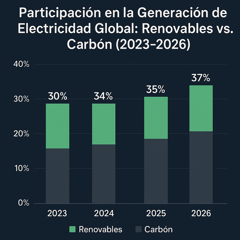 Renovables vs. carbón